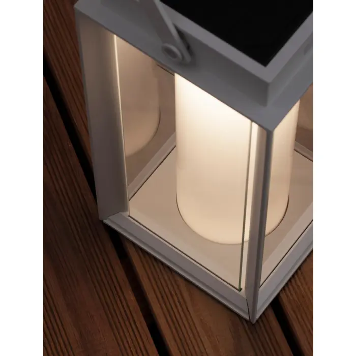 VERHAL VANJSKA PRIJENOSNA STOLNA LAMPA LED 2W/3000K/200lm/IP54/BIJELA SOLAR