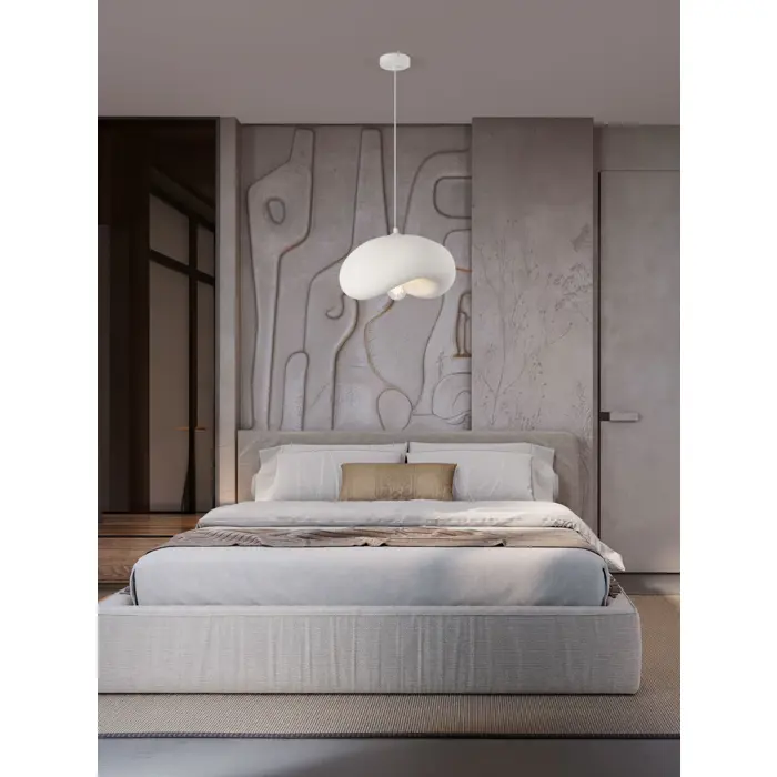 Visilica Nova Luce Bambel (40 cm), E27, bijela boja