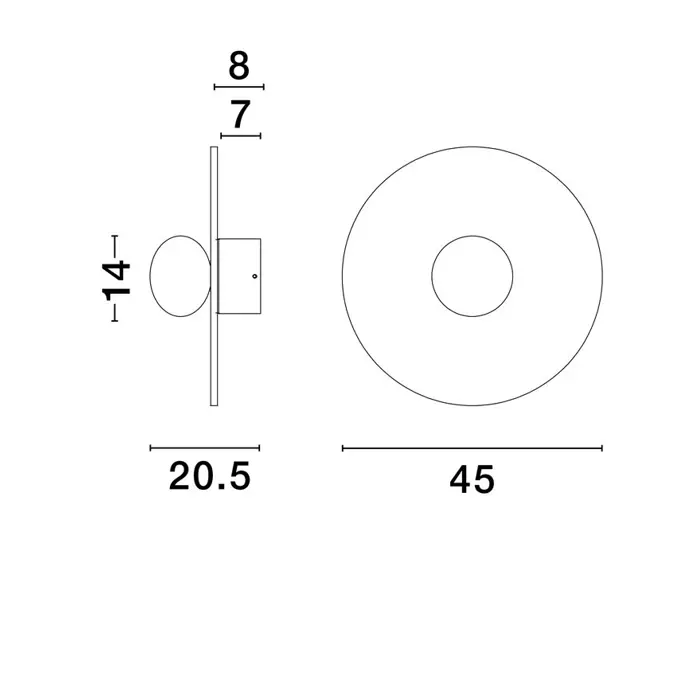VRAHOS ZIDNA LAMPA G9/5W