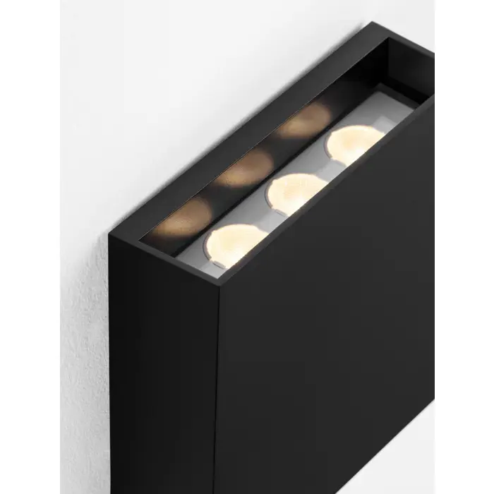 WAY ZIDNA SVJETILJKA CRNA LED 6 Watt 220-240 Volt 421lm