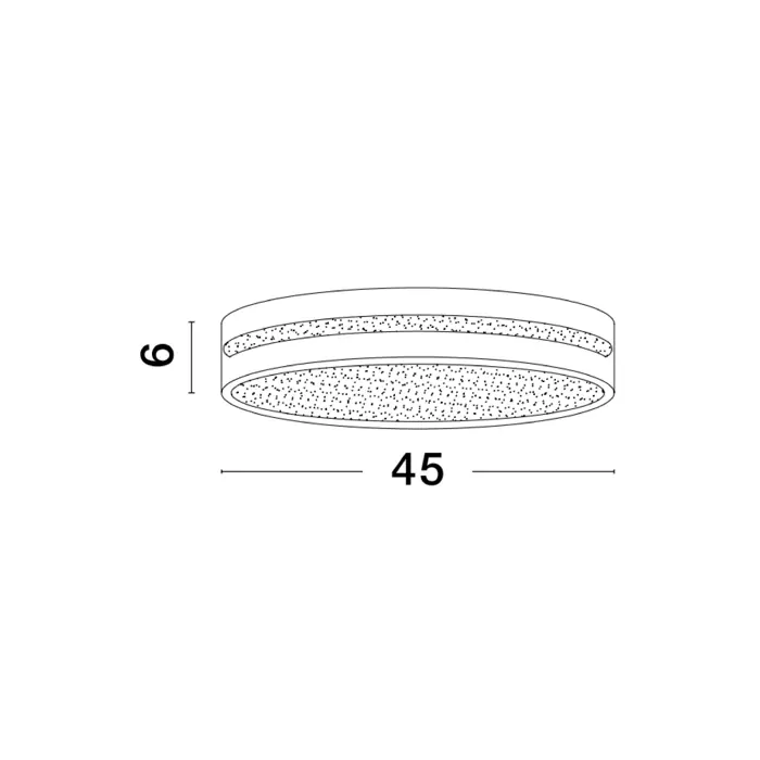 WHEEL PLAFONSKA SVJETILJKA LED 30W/3000K/1825lm/IP20/BIJELA