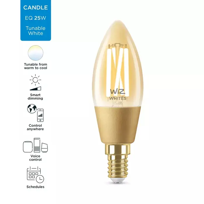 WIZ ŽARULJA WI-FI BLE 25W C35 E14 920-50 AMB 1PF/6