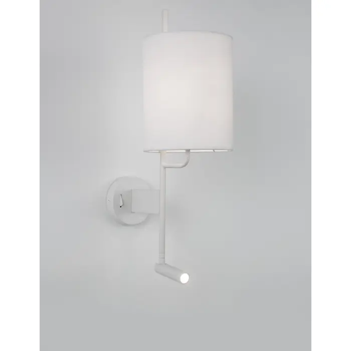 YAMA ZIDNA LAMPA LED & E27 15W/3000K/210lm/IP20/BIJELA
