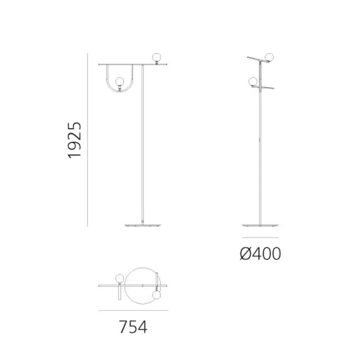 YANZI STAJAĆA LAMPA 2x7,8W 3000K 220-240V 1414lm