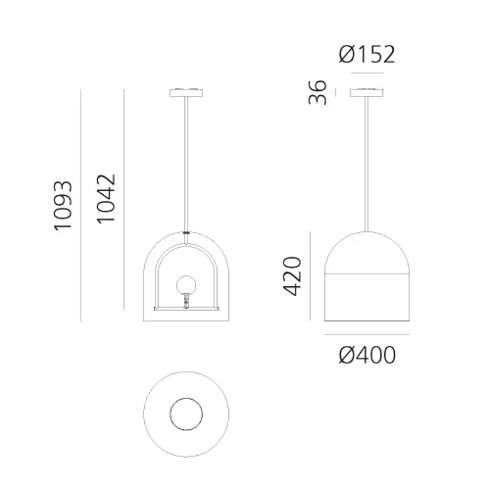 YANZI VISILICA 10W 3000K 220-240V 640lm