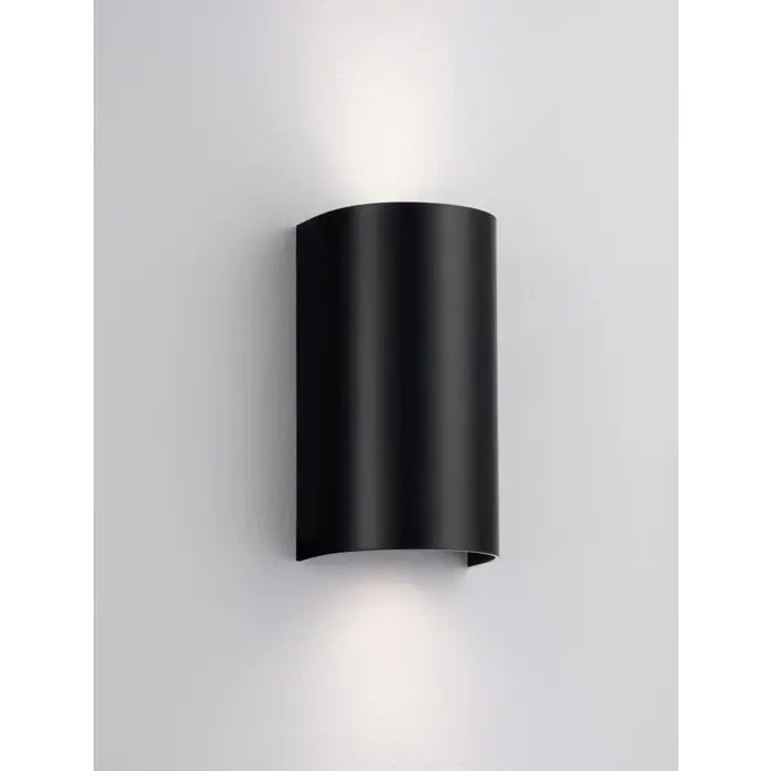 YORK ZIDNA SVJETILJKA CRNA LED GU10 2x10 Watt 100-240 Volt