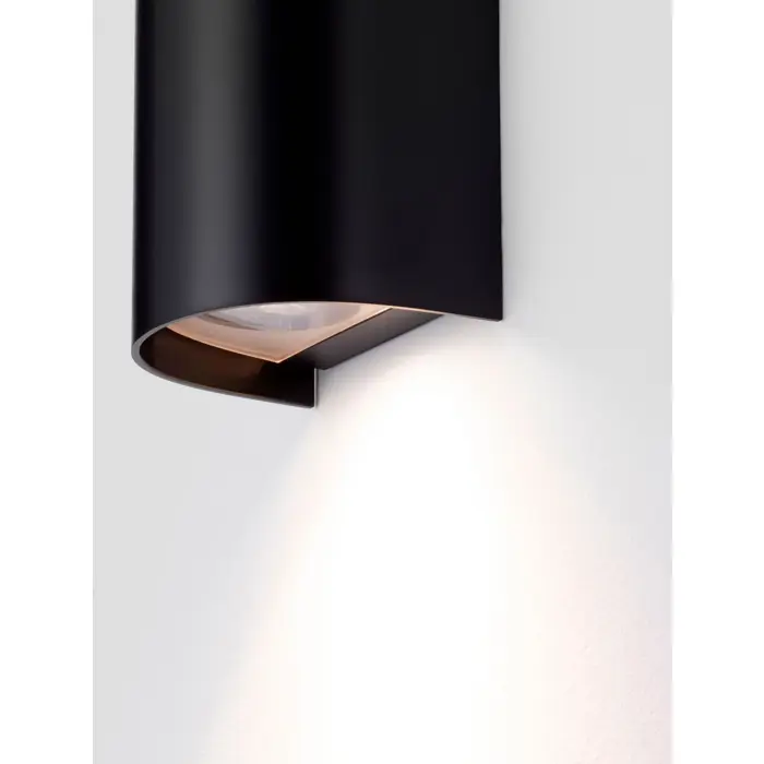 YORK ZIDNA SVJETILJKA CRNA LED GU10 2x10 Watt 100-240 Volt