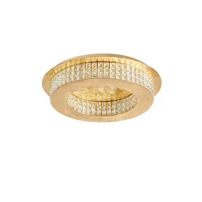 ZEFFARI PLAFONSKA LAMPA LED 40W/4000K/2400lm/IP20/ZLATNA