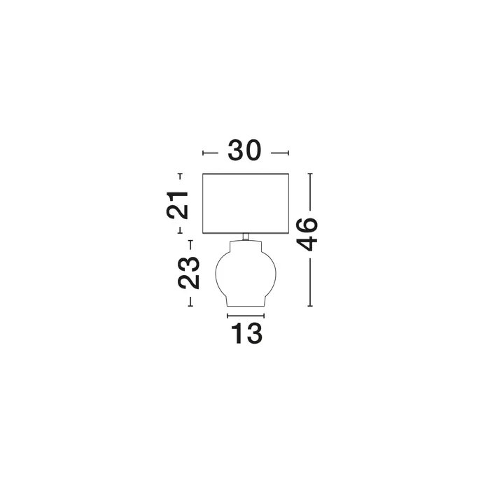 ZEMA STOLNA SVJETILJKA BIJELA/BEŽ E27 1X12W IP20